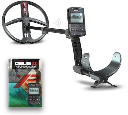XP Metal Detectors Deus II - Wasserdicht und Mehrfrequenz, ideal für die Schatz- und Reliquiensuche - mit 28 cm FMF-Spule, kabelloser Fernbedienung und S-Teleskop-Stab (DEUS2-28FMFRC)