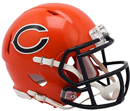 Riddell Speed Mini Football Helm ON-Field Chicago Bears