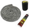 Joint de poêle à bois, kit de joint de porte de poêle à bois 12 mm, joint en fibre de verre résistant aux hautes températures, corde de remplacement pour poêle ou cheminée, longueur 1,8 m