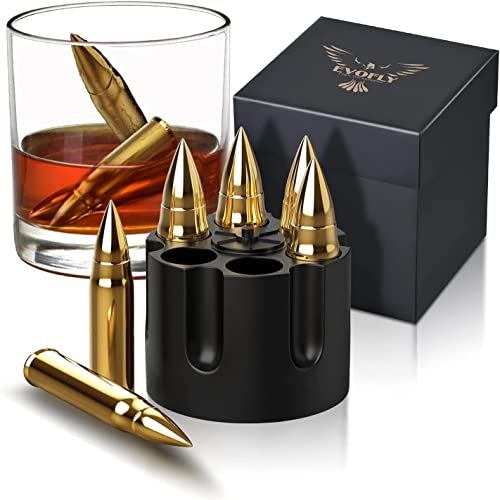 Father's Day Whisky Stones Gifts for Dad from Daughter Son, Cool Mens Gifts for Him Grandad Daddy Step Dad, Birthday Anniversary Wedding Retirement Presents for Friends Husband Teacher