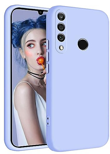 Tawarror Cover per Huawei P30 Lite, Custodia Silicone Liquido Ultra Sottile con Morbido Fodera in Microfibra Protezione Antiurto Anti-graffio Completa Full Body Protettiva Case - Viola Lilla