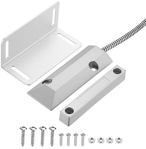 PATIKIL Serranda Porta Contatto magnetici Canna interruttore, NC Magazzino porte, garage porte