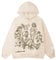 Aelfric Eden Hoodie Oversize Damen Kapuzenpullover Baumwoll Pullover Winter Cartoon Line Character Print Sweatshirt Baggy Mit Kapuze Sport Gym Athletic Streetwear Aprikose L