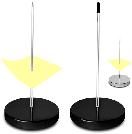 Pinchos para Notas 2Pcs - Pincho para Tickets - Pincha Papeles - Pincho Tickets Datafono, Restaurante, Hotel, Oficina, Cocina - Pincho Escritorio - Soporte Notas - Oficina Accesorios Papeleria