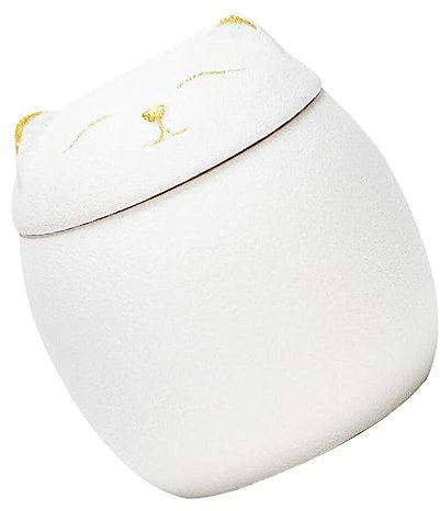 PRETYZOOM Pot À Thé En Céramique En Forme De Chat De Dessin Animé 160 Ml Mini Pot De Rangement Pour Cuisine