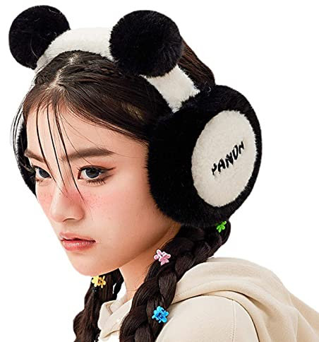 Kobeleen Cache-oreilles Panda cache-oreilles pliables cache-oreilles en polaire bandeau Panda cache-oreilles Panda cache-oreilles Panda cache-oreilles Panda