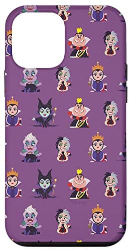 iPhone 12 mini Disney Villains Kawaii Purple Case