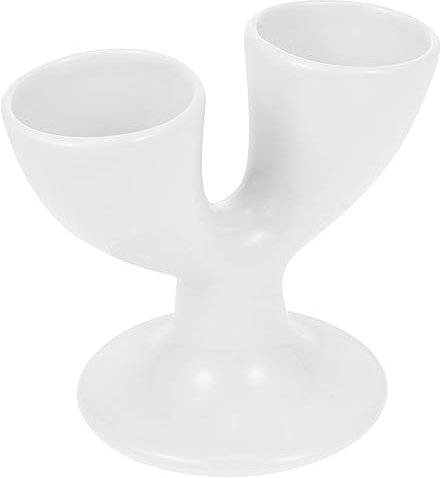 PRETYZOOM 1 Pc Plateau d'oeufs Porte-œufs de réfrigérateur coquetier avec Socle ustensile de Cuisine Outil Cuisine décor Vintage Verres à Cocktails Double gobelet à Oeufs Simple
