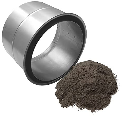 Wandfutter Doppelwandfutter mit Feuerfestem Schamottemörtel Varianten Durchmesser 120, 130, 150, 160, 180 und 200 mm (Ø 130 mm + 3 kg Schamottemörtel)