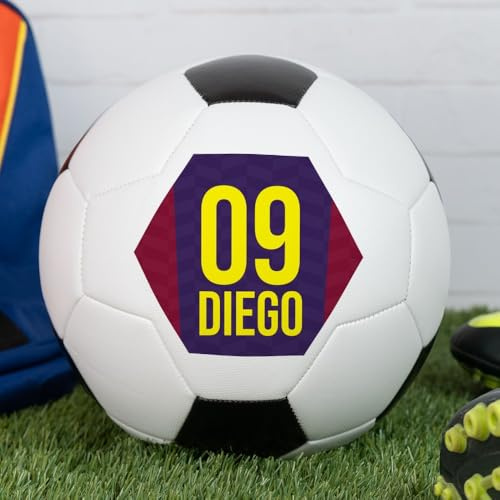 Wanapix | Personalisierter Fußball | Fußbälle mit Name, Foto und Text | Football Ball