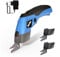 HSHa Cesoie per tessuti elettrici con batteria 3.6 V più batteria cesoie da sartoria 11000 RPM, taglierina per tessuto e cartone per il taglio di cartone in pelle, 2 lame