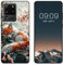 WUACYEAMING per Samsung Galaxy S20 Ultra 5G Cover,antiurto in silicone TPU morbido antiscivolo custodia protettiva con motivo dipinto nero Carino Moda Protezione Case-Volpe
