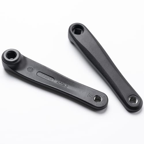 E-Mangue Bicycle Crank Arm 2 Pack, Aluminum Alloy Crank Mid Motor Cranks for Bafang BBS Mid Motor