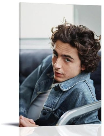 QEWSAR Timothee Chalamet Poster auf Leinwand, Gemälde, Wandkunst, dekoratives Bild, Drucke, moderne Dekoration, 20 x 30 cm
