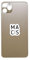 Generisch Back Cover Akkudeckel Rückseite Rück Klappe Kompatibel mit iPhone 11 Pro Max - Graphite/Schwarz (Gold)