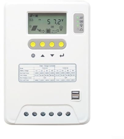 Contrôleur chargeur photovoltaïque, 100 A 24 V, panneau de voiture, écran LCD