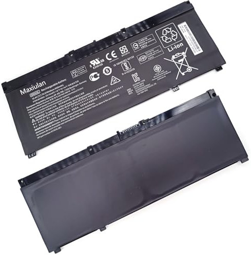 Maxiulan New SR04XL HSTNN-DB7W HSTNN-IB7Z HSTNN-IB72 Laptop Battery Compatible with HP Omen 2018 15-CE015DX 15-CE000 15-DC0000 Pavilion Power 15-CB000 Series Notebook