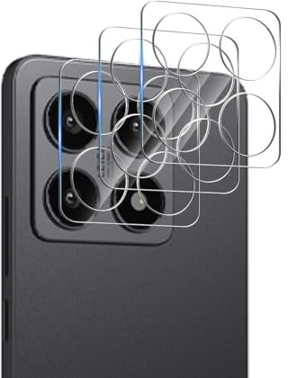 Yiunssy 3 Pezzi Fotocamera Pellicola Protettiva per Xiaomi 14T, Durezza 9H, HD Resistente ai Graffi, Protettore Vetro Temperato per Xiaomi 14T Pellicola Protettiva Fotocamera