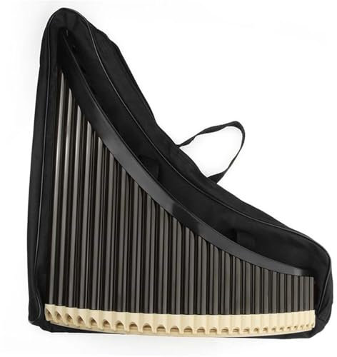 Pan Flute Instrument Tuyaux À Clé C Noirs Instrument De Musique Professionnel En ABS Flûte De Pan Musique À Vent, Échelle Diatonique(26)