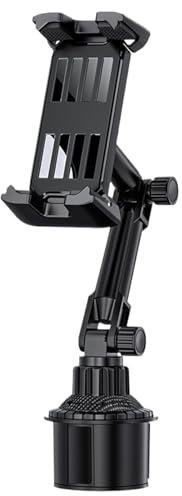 Generisch Support de téléphone pour boisson, porte-gobelet avec ajustement flexible, support de téléphone, maintien sûr, support de voiture pratique, expérience visuelle améliorée