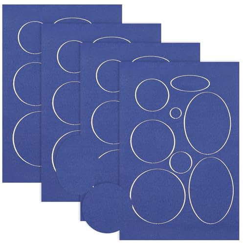 4 Blatt Puffer Daunenjacke Reparaturflicken daunenjacke flicken reparatur set Puffer Daunenjacke Bügelflicken dunkelblau Selbstklebend Stoff Wasserdicht daunenjacke flicken für Kleidung Fixieren