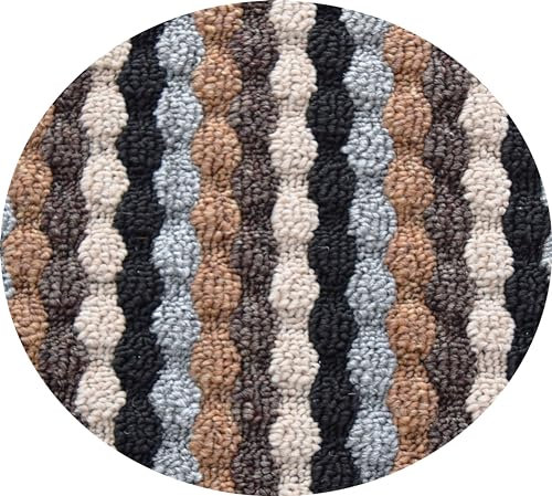 SrS Rugs® Non Slip Kitchen Door Mats & Hallway Runners Washable Rug UK (Black | Brown | Grey, 57cm x 180cm)