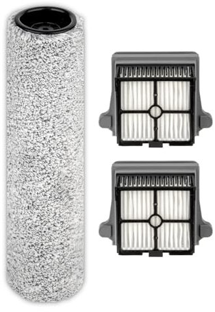 【Version 2, Amovible】 (3 pièces) S7 Pro Brosse rotative et filtres HEPA compatibles avec les aspirateurs eau et poussière Tineco Floor One S7 Pro, Floor One S6 (sans manche)