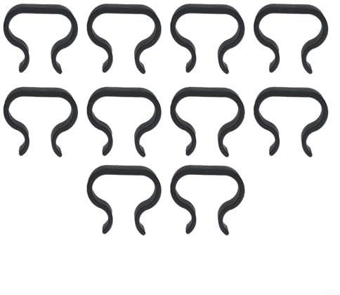 10 Stück rutschfeste schwarze Verbindungsclips für Rattan-Sofa Outdoor-Möbel stabilisierende Verschlüsse (groß)