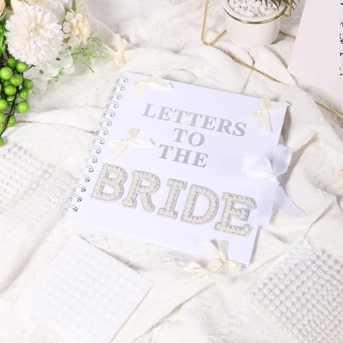 Album fotografico con lettere alla sposa, 20,5 x 20,5 cm, album fotografico personalizzato, per addio al nubilato, libro degli ospiti, set fai da te, per matrimoni e anniversari, viaggi in famiglia