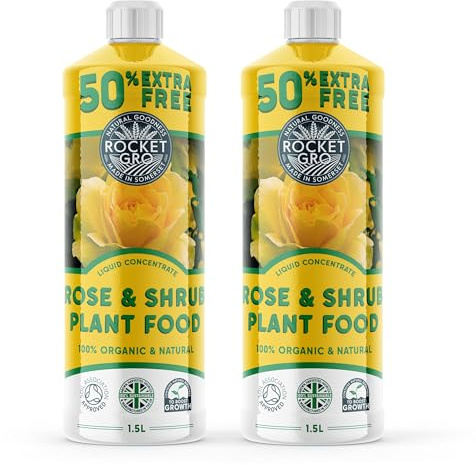 Rose & Shrub Organic Liquid Feed Fertiliser 1.5L (2)