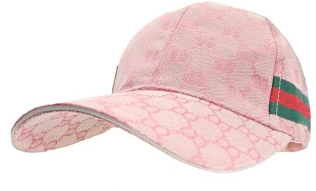 Generisch Casquette de baseball tendance en coton pour hommes et femmes rose en taille unique (réglable)