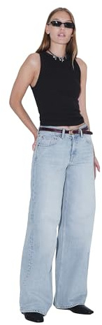 Dr. Denim Jeans Rhue Low Wide, Regular fit, Slouchy Flared Leg, Low Waist