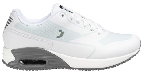 Oxypas ElaS4001lgr Ela SRC Arbeitsschuhe, Sportschuhe,White with Grey,40 EU
