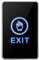 Panel de Sensor Táctil para Control de Acceso con Botón de Salida, Luz LED de Doble Color y Terminales NO NC COM - Seguridad del Hogar
