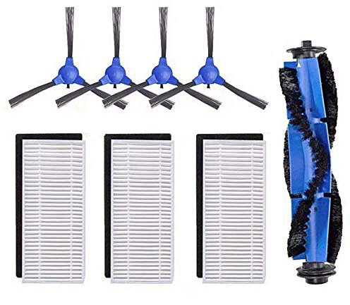 DingGreat Repuestos para Eufy RoboVac 11s RoboVac 30 RoboVac 30C RoboVac 15C Robot Aspiradoras Accesorio Incluye Cepillo de Rodillo, Filtros, Cepillos Laterales