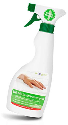 Orthoganic Matratzenspray - Effektives Spray gegen Milbenbildung - Biologischer Fleckenentferner - Bettspray - Textilspray - 100% natürlicher Geruchsentferner bei Urin, Schweißflecken u.ä.