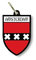 Schlüsselanhänger Schlüsselanhänger Ring Flagge National-Souvenir Schild Amsterdam