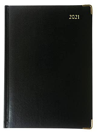 Collins Terminkalender 2022, klassisches Manager-Design, Schwarz