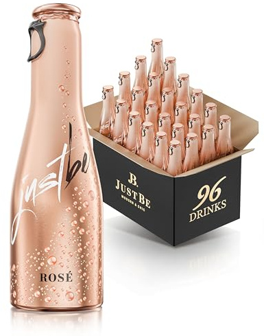 JustBe Rosé | Piccolo frizzante l Prickelnder Premium Rosé-Wein (96 x 0,2l)