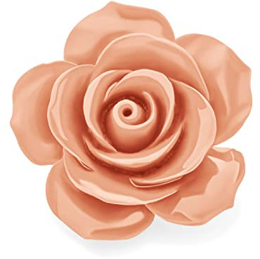 Bling Jewelry Déclaration De Mode Romantique Broche Fleurie Rose Sculptée en 3D Grande Fleur De Rose pour Femmes Ados