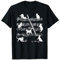 Querflötist Katzen für katzenliebenden Querflöte Spieler T-Shirt