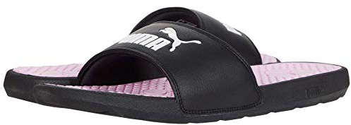 PUMA Sandales Cool Cat 2.0 pour femme, Puma Noir-Puma Blanc-Rose pâle, 38.5 EU
