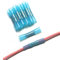 20 Pcs Connettori per Cavi Elettrici 16-22 AWG BHT1.25,Giunzione,Morsetti Impermeabili, Terminali termorestringenti, Rame blu