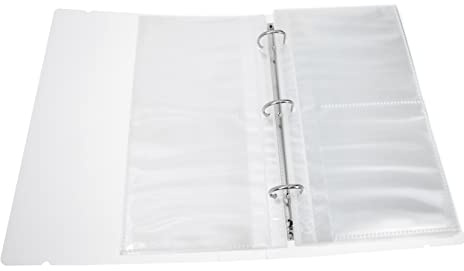 Cabilock Art Portfolio Book 40 Pages Convenient Artwork Storage Album Portable File Album for Art Students and Painters