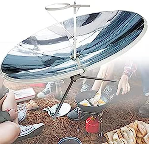 Cocina Solar de Concentración de 1800 W,Horno Solar Parabólico de Alta Eficiencia,Barbacoa para Acampar al Aire Libre,Herramienta de Concentración de Alimentos,Duradera,No Requiere Entrenamiento