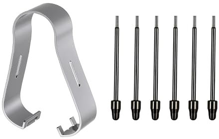 6 Pcs Original Replacement Soft Tips Nibs for Samsung S Pen Pro and S Pen Fold Edition for Samsung Galaxy Z Fold 7/6/5/4/3, Black