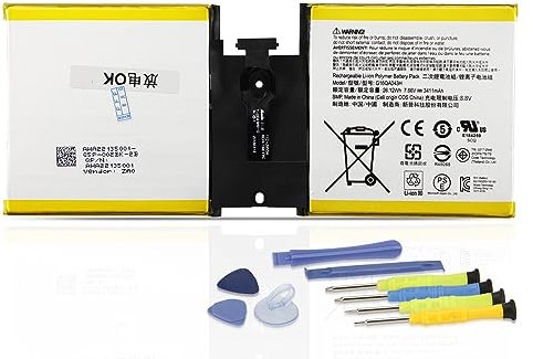 K KYUER G16QA043H Tablet Akku für Microsoft Surface Go 10 Pentium Gold 4415Y 10 1st Gen 1/Microsoft Surface Go Model 1824 2 in 1 Detachable Laptop 2018 64GB 128GB 256GB Laptop Battery with Tools