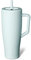 BrüMate Era Trinkbecher mit Griff und Strohhalm, 100 % auslaufsicherer, isolierter Becher mit Deckel und Strohhalm, aus Edelstahl, Becherhalterfreundlicher Boden, 1,2 l, blaue Agave