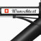 INDIGOS UG 13 Adesivi per Biciclette con Nome - Bandiera Liscia - Svizzera- Adesivo con Nome e Testo Desiderato - Bicicletta - Casco - Moto - Personalizzato Individualmente