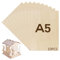 Hugwish 10 pcs madera de balsa 2mm, tablones de madera A5 (21x15cm), contrachapado, tabla madera Para Carpintería de Bricolaje, Procesamiento Láser (A5(21x15cm))